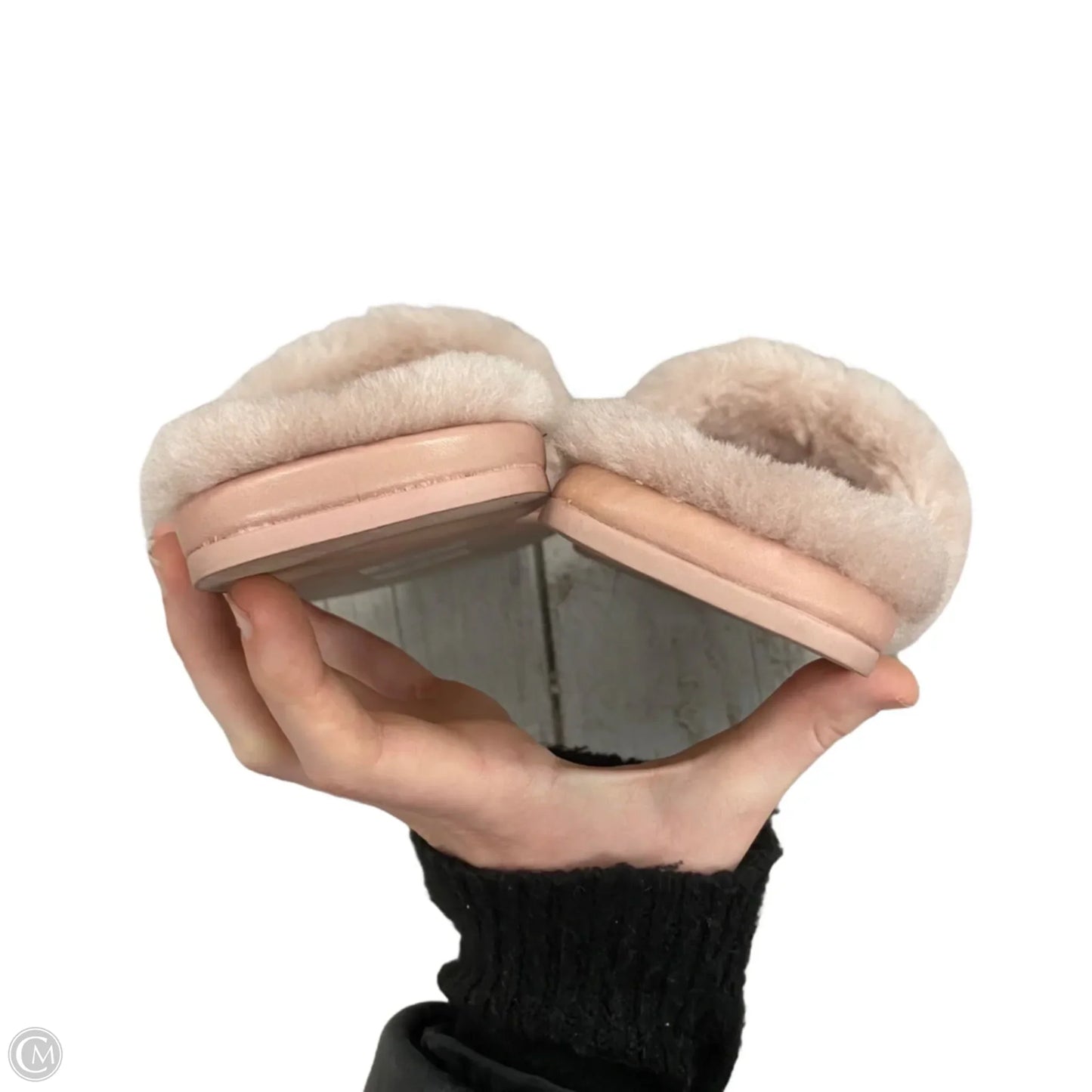 Slippers Designer By Tory Burch In Pink, Size: 7