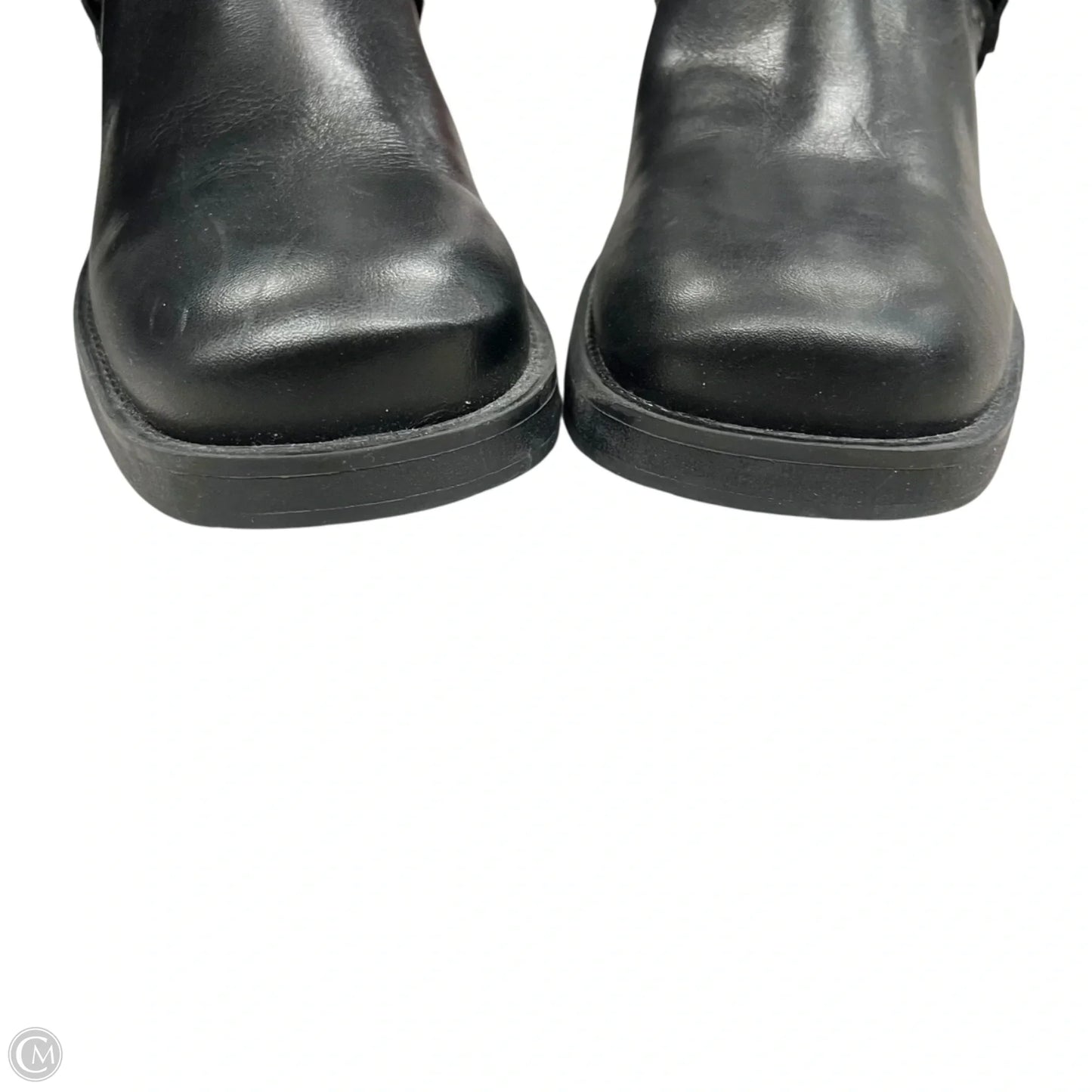 Boots Knee Heels By Arezzo In Black, Size: 7