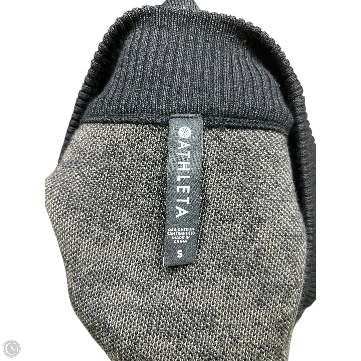Sweater By Athleta In Black & Brown, Size: S