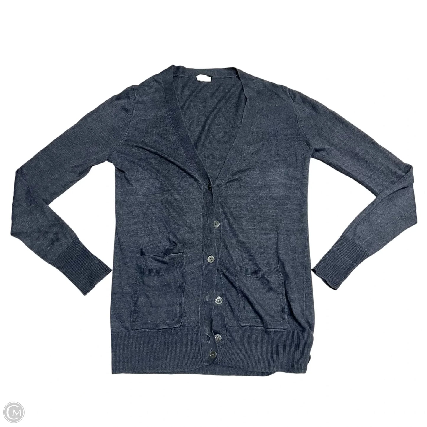 Sweater Cardigan By J. Crew In Grey, Size: S