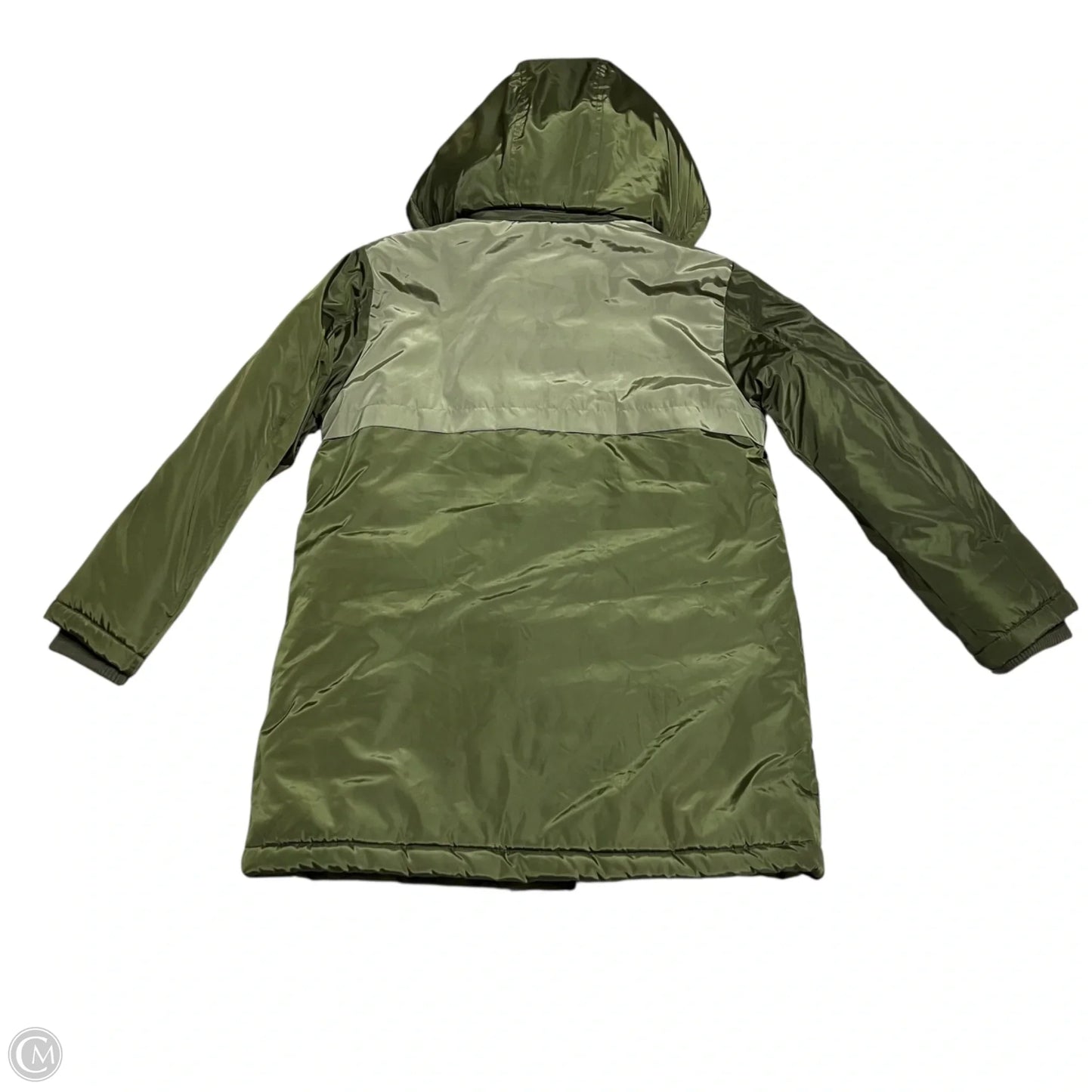 Coat Puffer & Quilted By Aqua In Green, Size: M