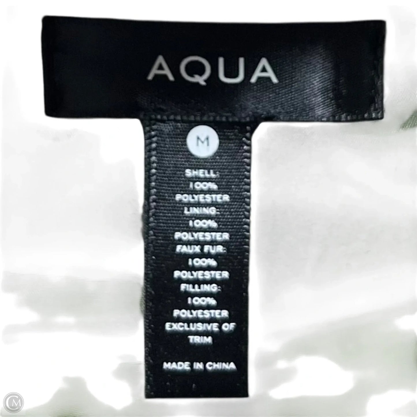 Coat Puffer & Quilted By Aqua In Green, Size: M