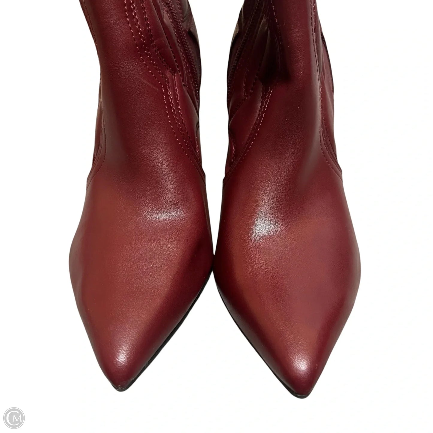 Boots Ankle Heels By Indigo Rd In Red, Size: 5.5