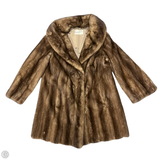 Coat Mink By Harry K Ott In Brown, Size: M