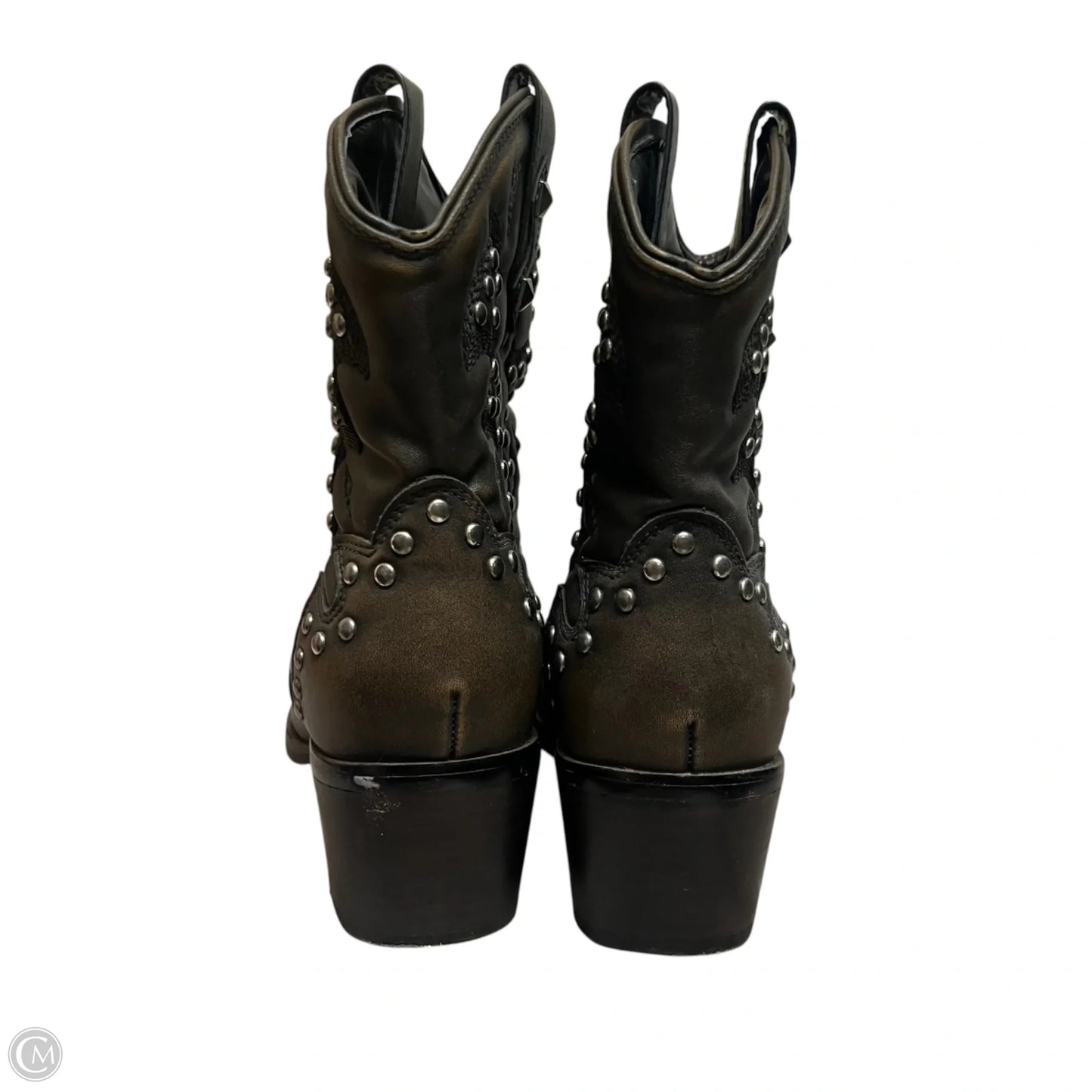 Boots Ankle Heels By b-52 by bullboxer In Black & Silver, Size: 9