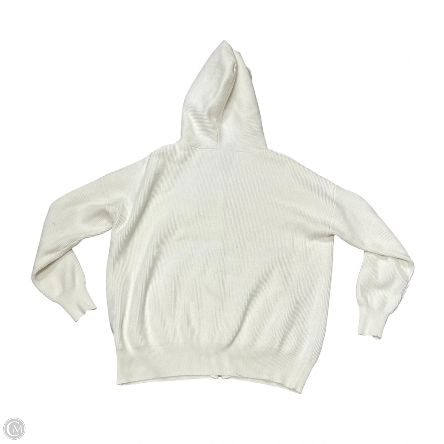 Sweatshirt Hoodie  In Cream, Size: S