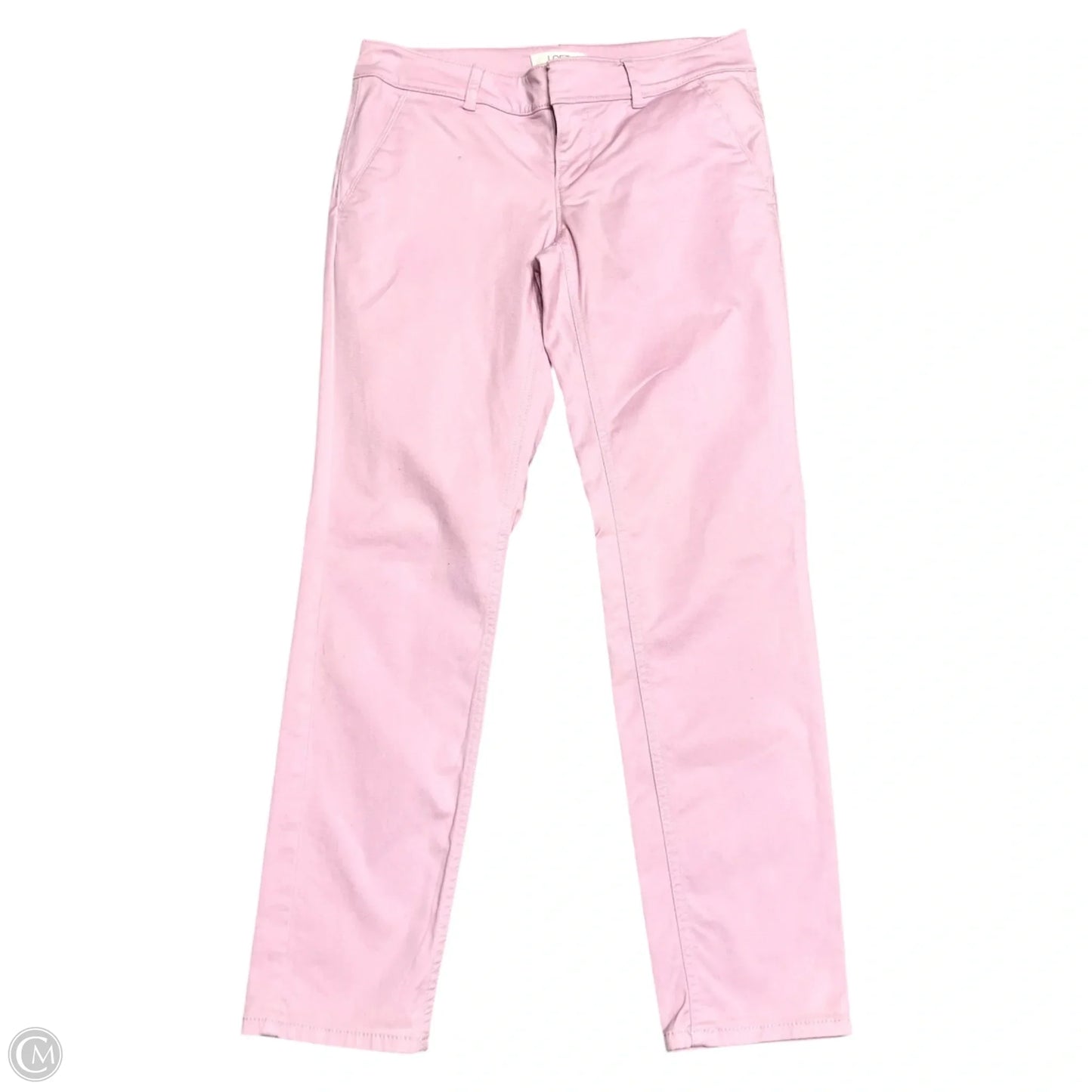Jeans Skinny By Loft In Pink Denim, Size: 0