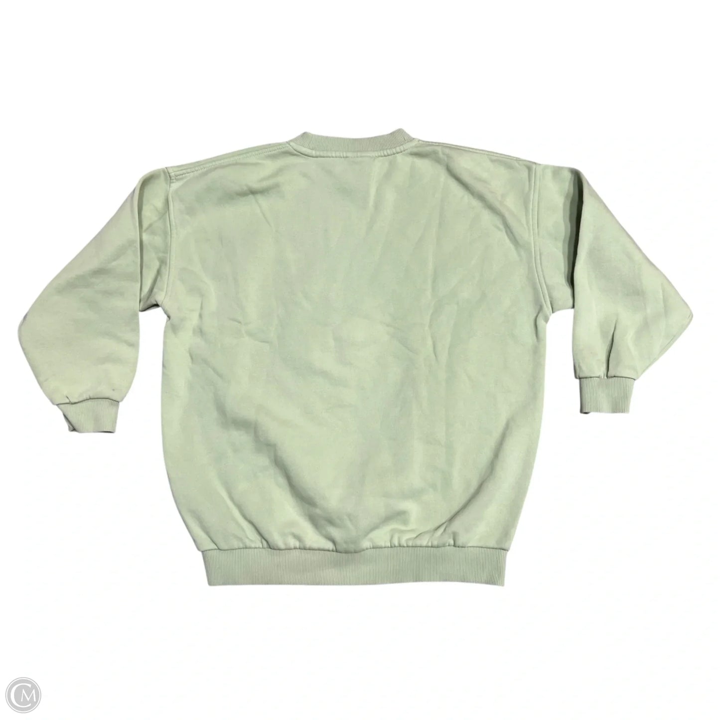 Athletic Sweatshirt Crewneck By Nike In Green, Size: M