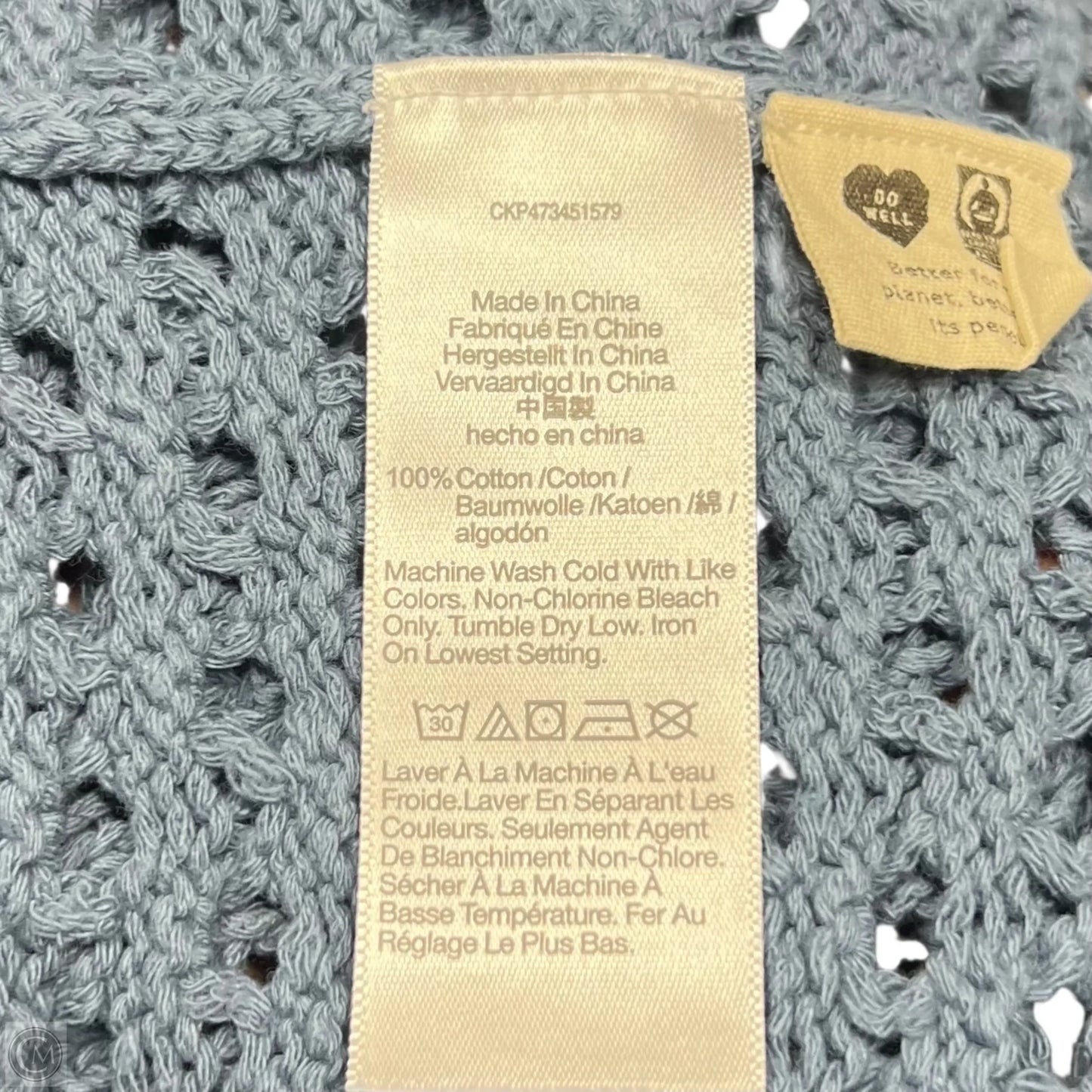 Top Sleeveless By Madewell In Blue, Size: Xs