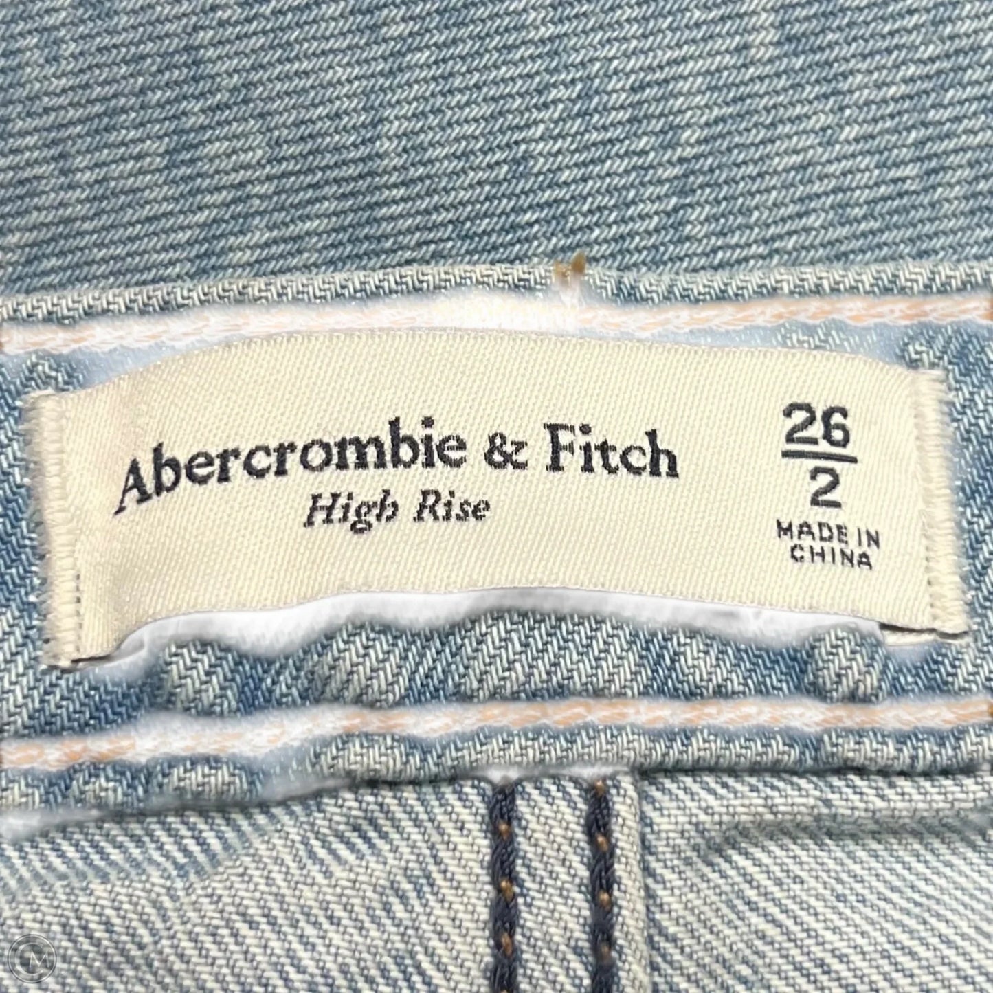 Skirt Midi By Abercrombie And Fitch In Blue Denim, Size: 2