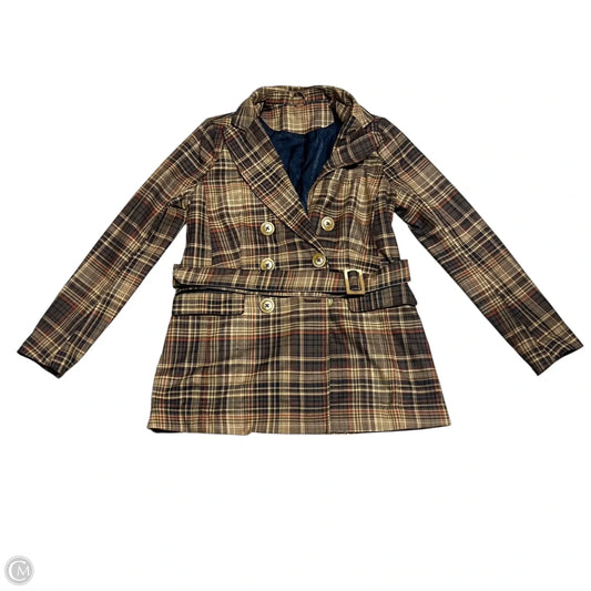 Coat Other By Free People In Blue & Brown, Size: S