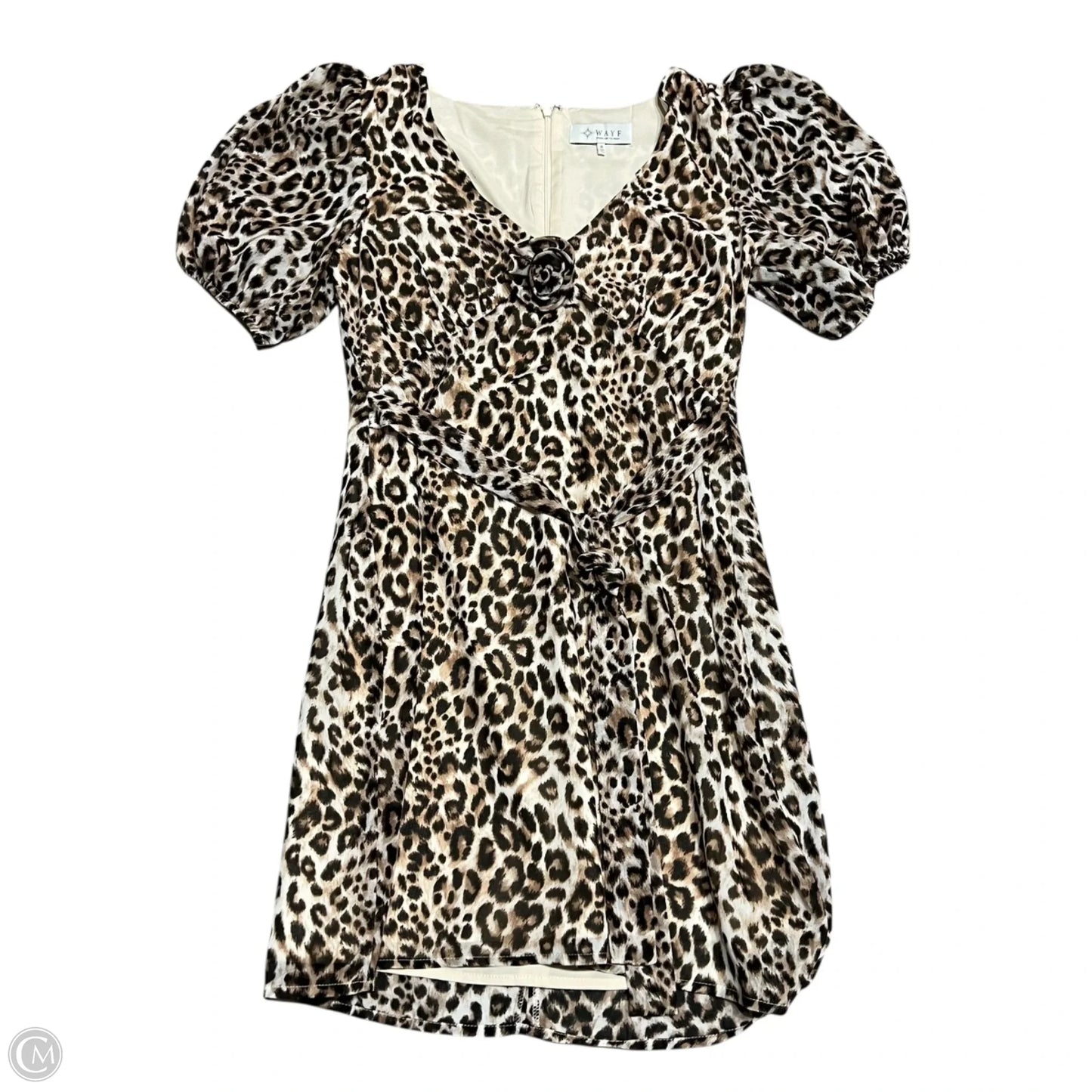 Dress Casual Short By Wayf In Leopard Print, Size: S