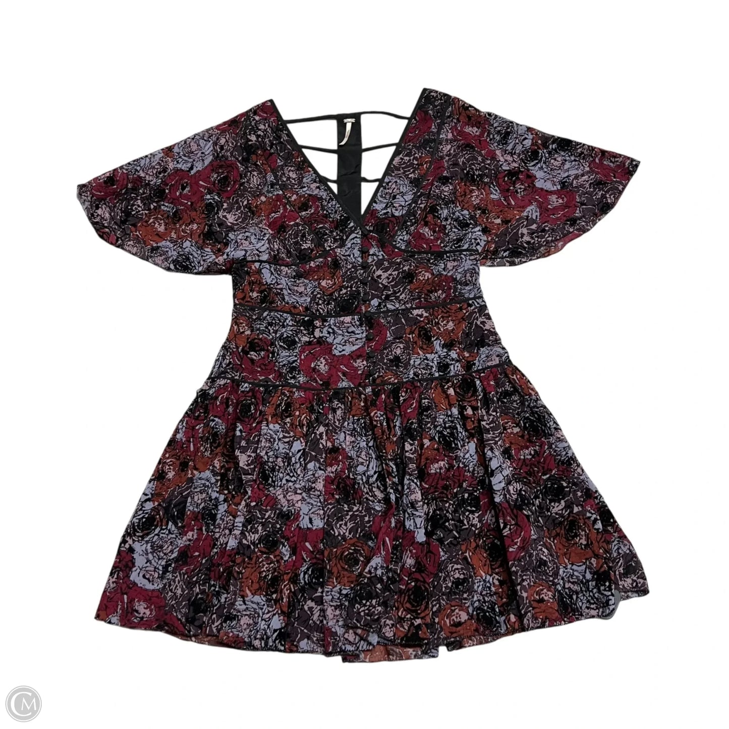 Dress Casual Short By Free People In Black & Red, Size: S
