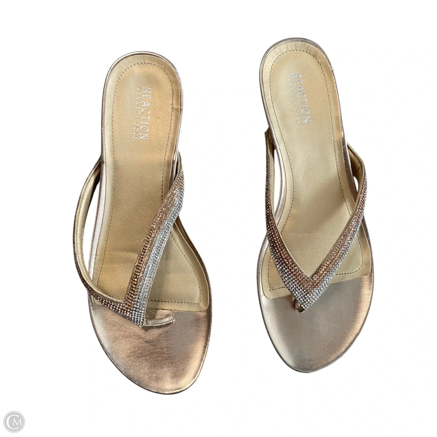 Sandals Flats By Kenneth Cole Reaction In Rose Gold, Size: 9.5