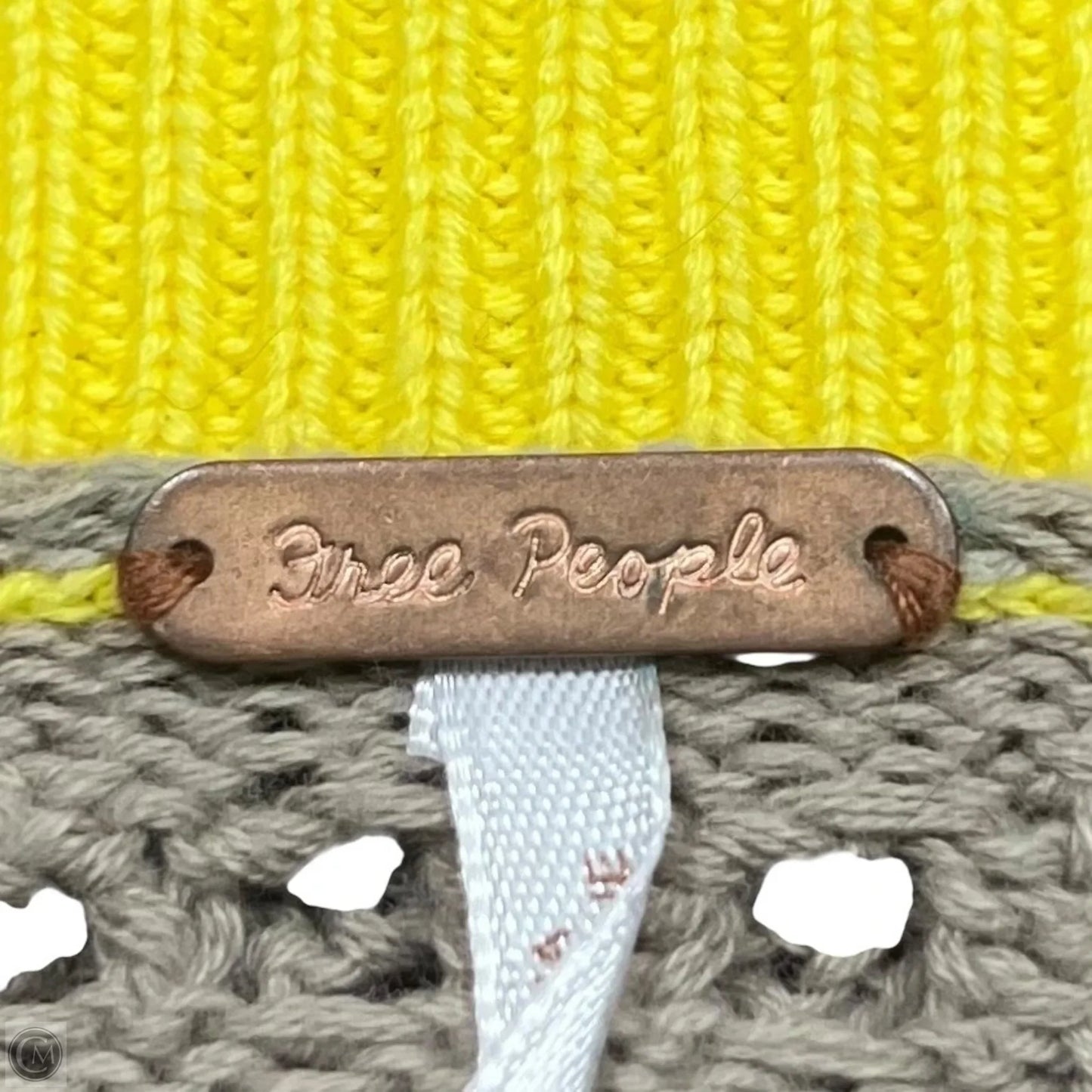 Sweater By Free People In Brown & Yellow, Size: Xs