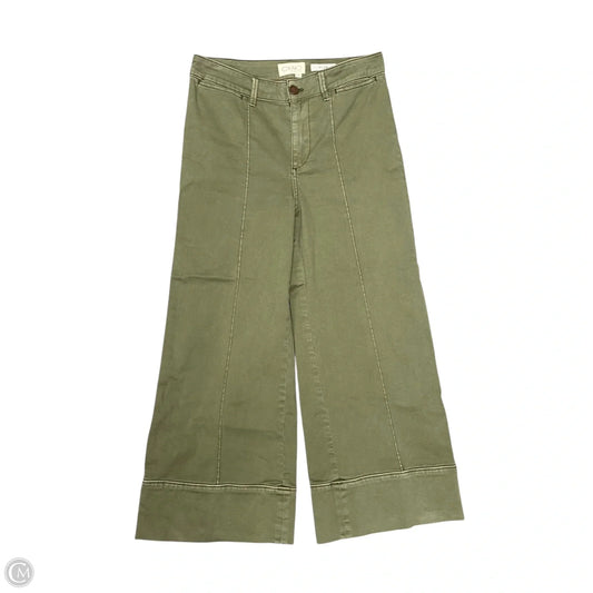 Pants Wide Leg By Anthropologie In Green, Size: 2