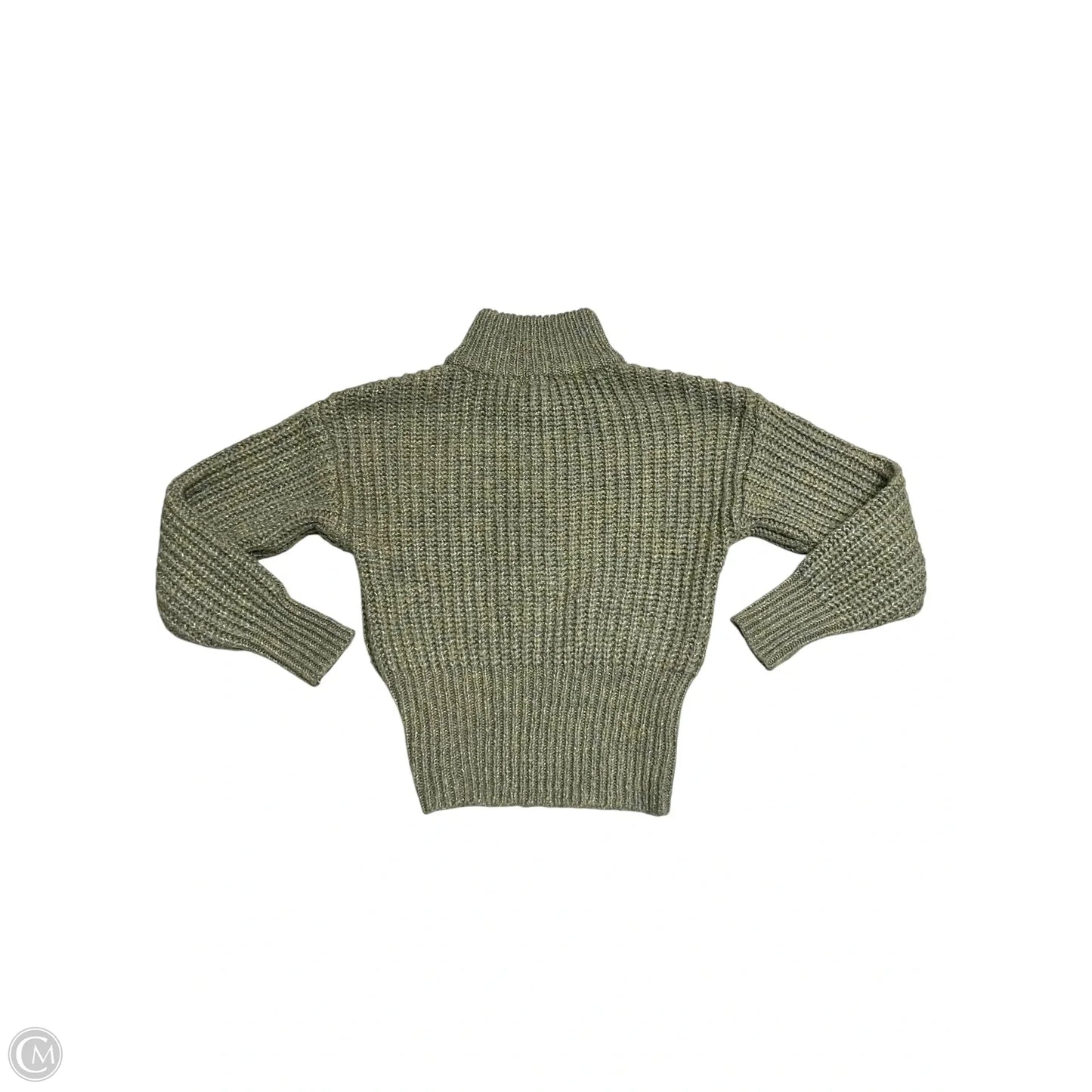 Sweatshirt Collar By Ana In Green, Size: Xs
