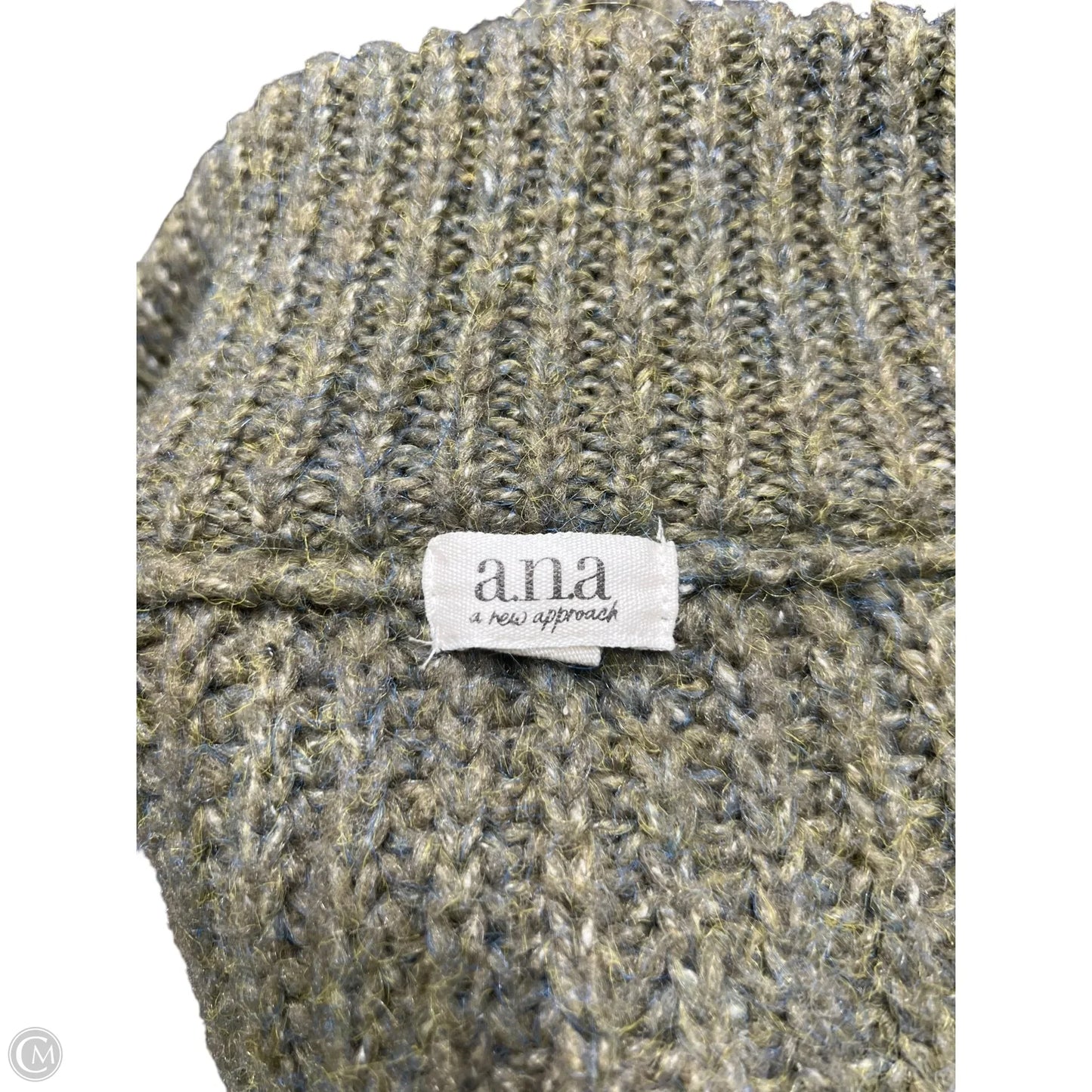 Sweatshirt Collar By Ana In Green, Size: Xs