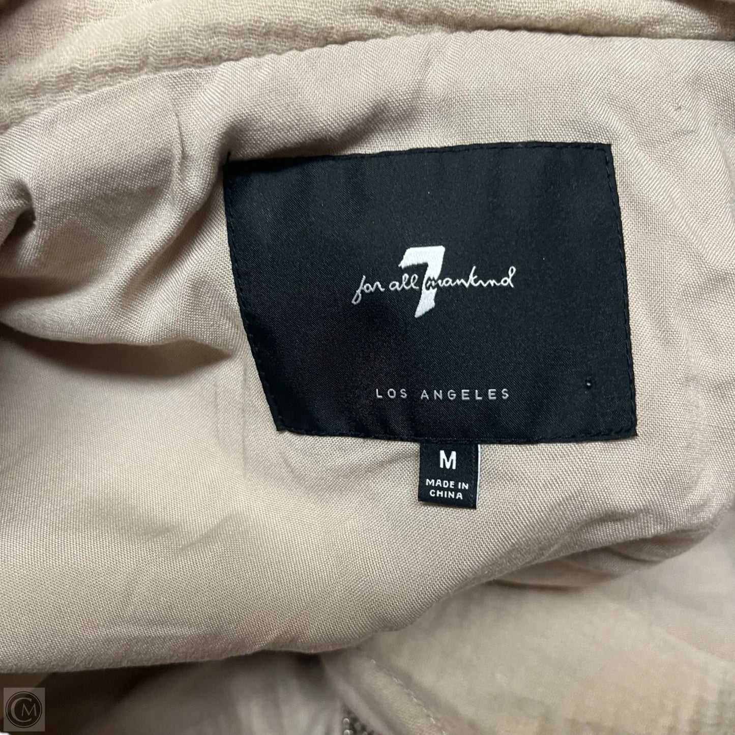 Jacket Other By 7 For All Mankind In Taupe, Size: M