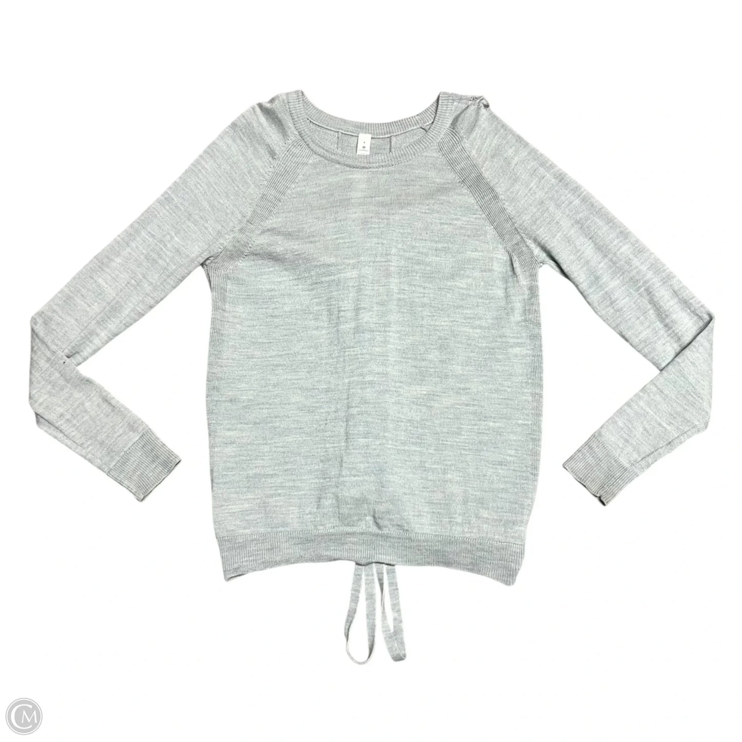 Sweater By Lululemon In Grey, Size: S