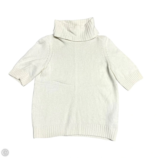 Sweatshirt Collar By Anthropologie In Cream, Size: M