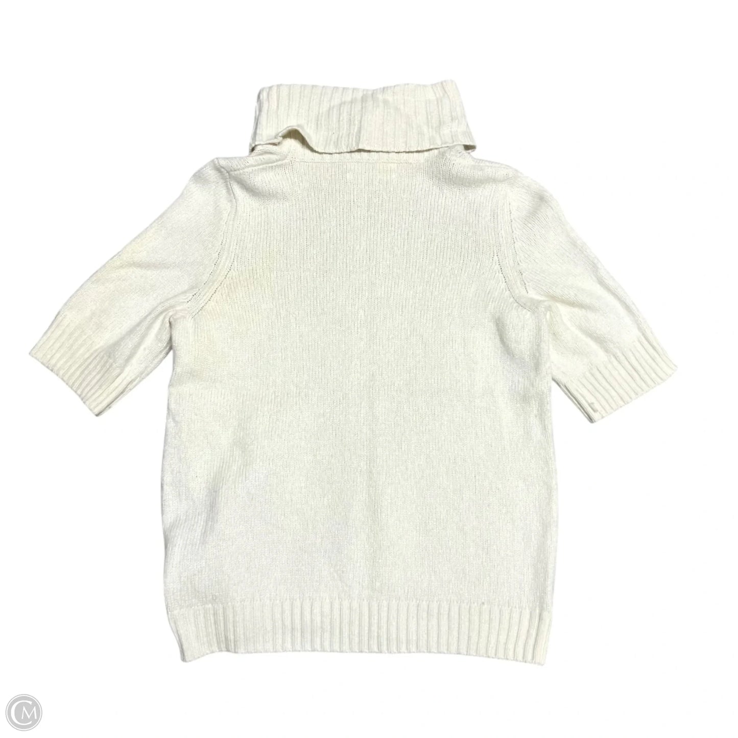 Sweatshirt Collar By Anthropologie In Cream, Size: M