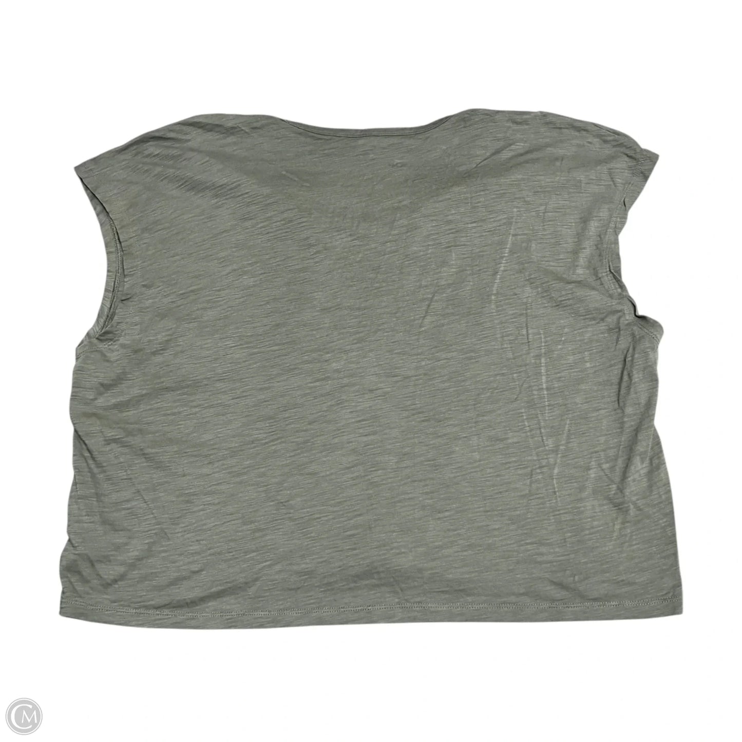 Athletic Top Short Sleeve By Athleta In Green, Size: Xl
