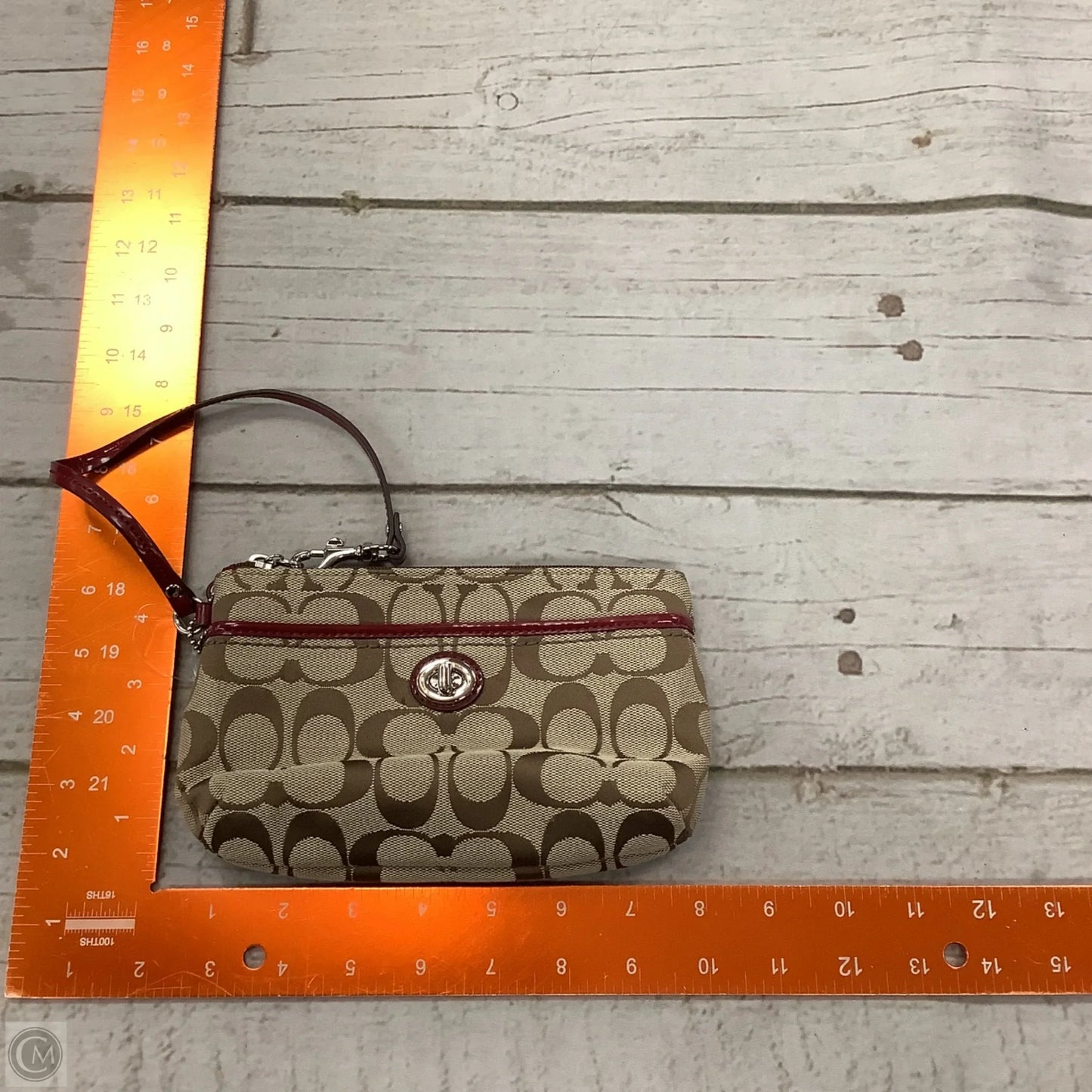 Wristlet Designer By Coach, Size: Small