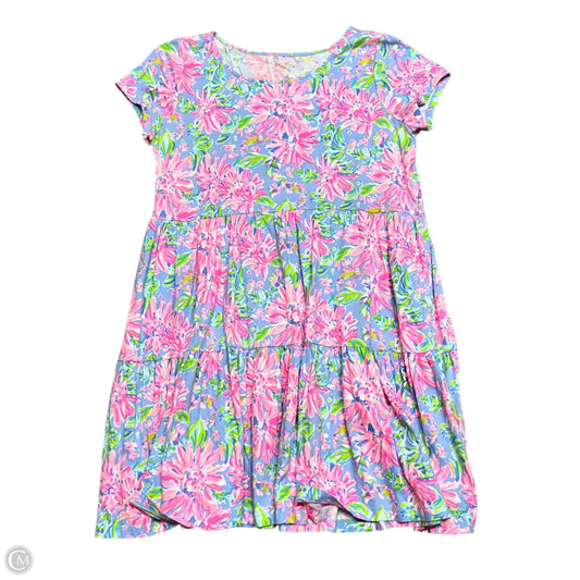 Dress Designer By Lilly Pulitzer In Blue & Pink, Size: L
