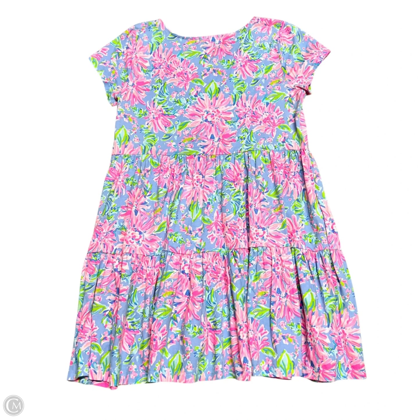Dress Designer By Lilly Pulitzer In Blue & Pink, Size: L