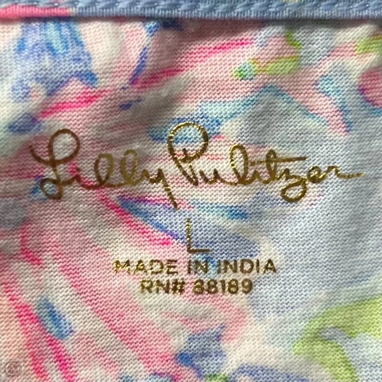 Dress Designer By Lilly Pulitzer In Blue & Pink, Size: L