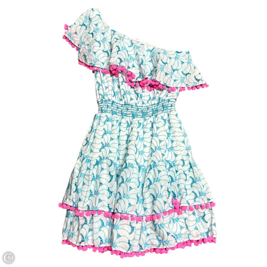 Dress Designer By Lilly Pulitzer In Blue & Pink, Size: M