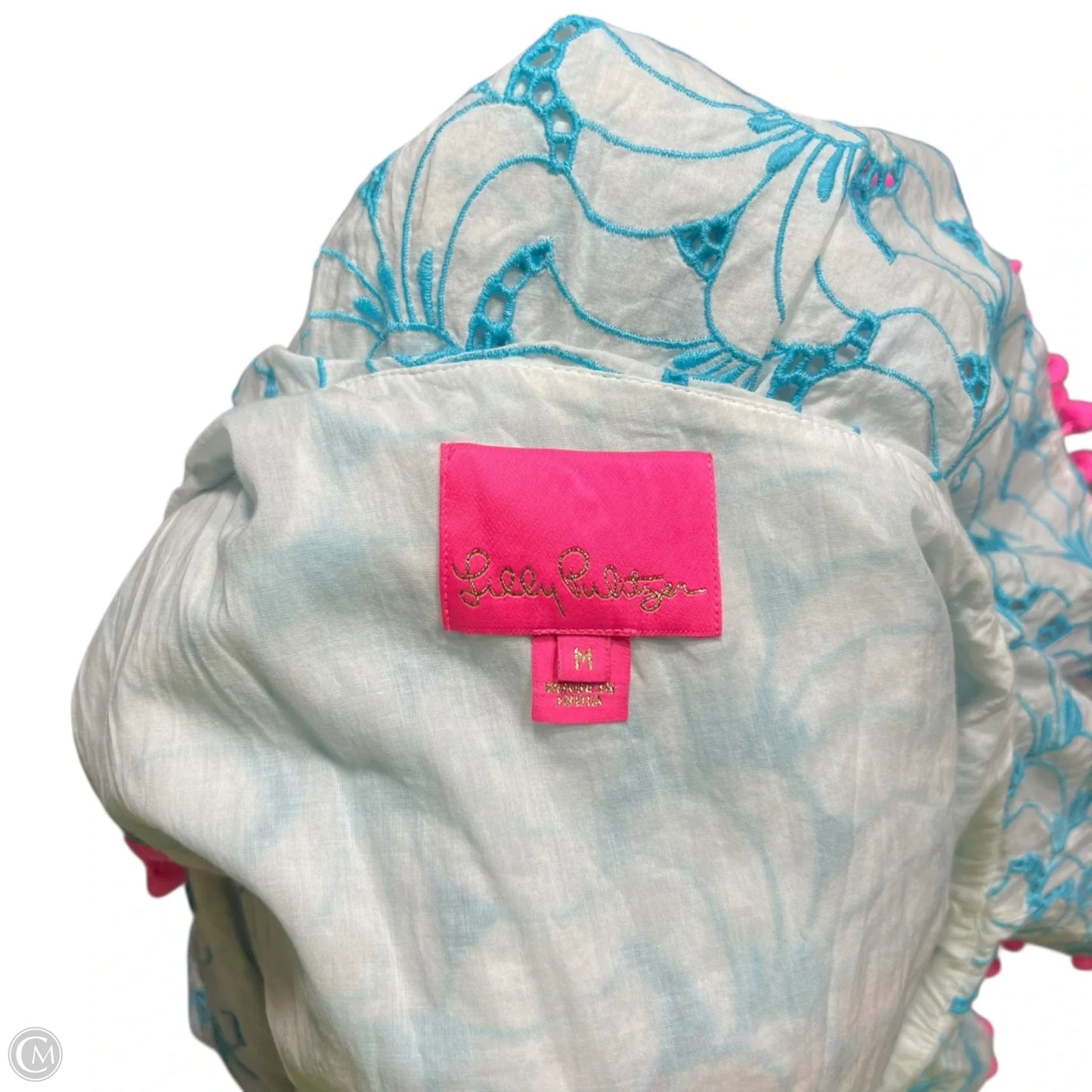 Dress Designer By Lilly Pulitzer In Blue & Pink, Size: M