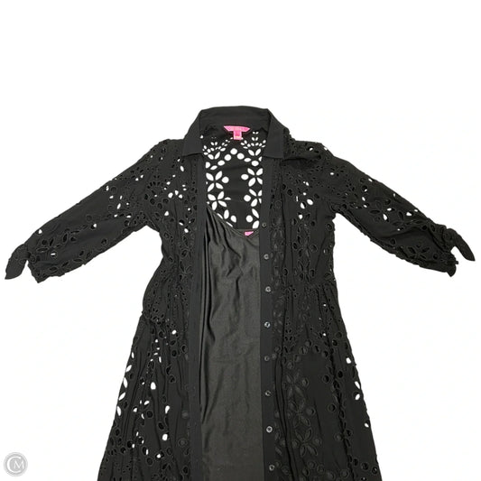 Dress Designer By Lilly Pulitzer In Black, Size: M