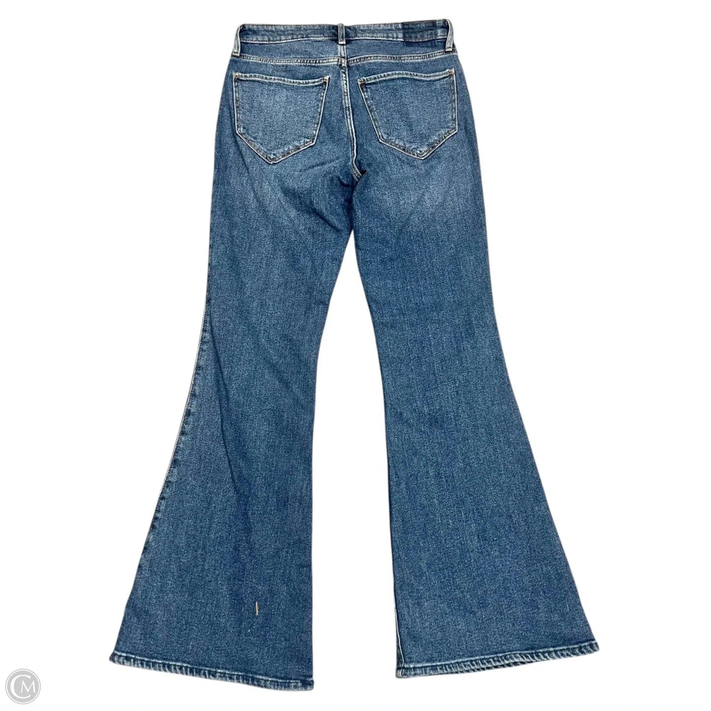Jeans Flared By Abercrombie And Fitch In Blue Denim, Size: 6