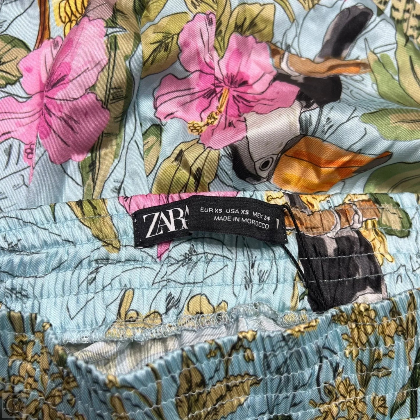 Shorts By Zara In Blue & Green, Size: 0