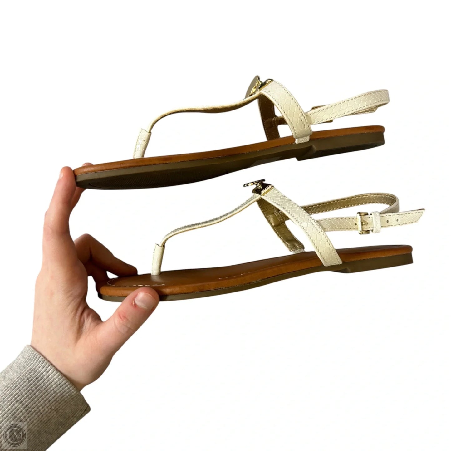 Sandals Flats By Gbg In White, Size: 6