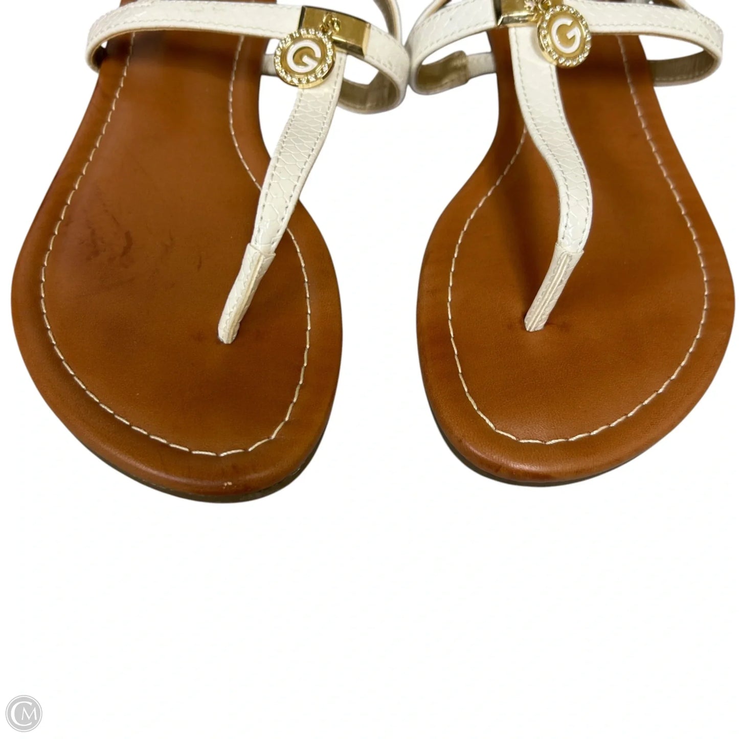 Sandals Flats By Gbg In White, Size: 6