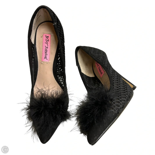 Shoes Heels Stiletto By Betsey Johnson In Black, Size: 6