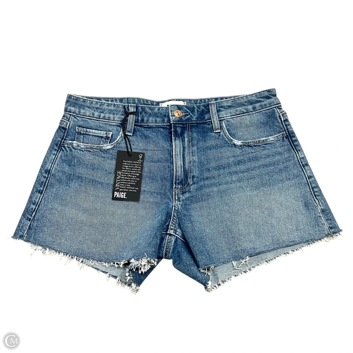 Shorts By Paige In Blue Denim, Size: 6