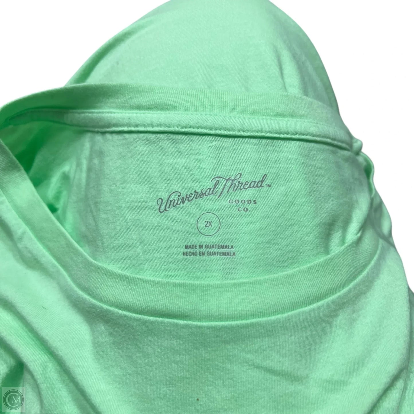 Top Short Sleeve Basic By Universal Thread In Green, Size: 2x