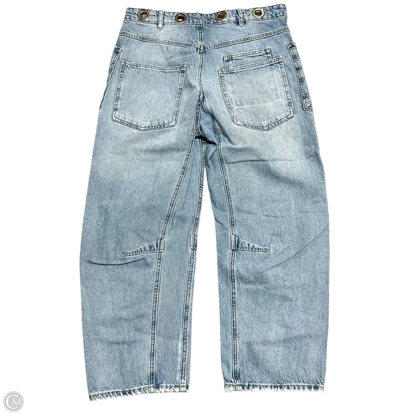 Jeans Wide Leg By We The Free In Blue Denim, Size: 4