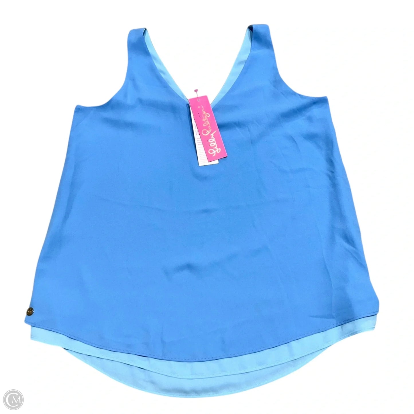 Top Sleeveless Designer By Lilly Pulitzer In Blue, Size: S