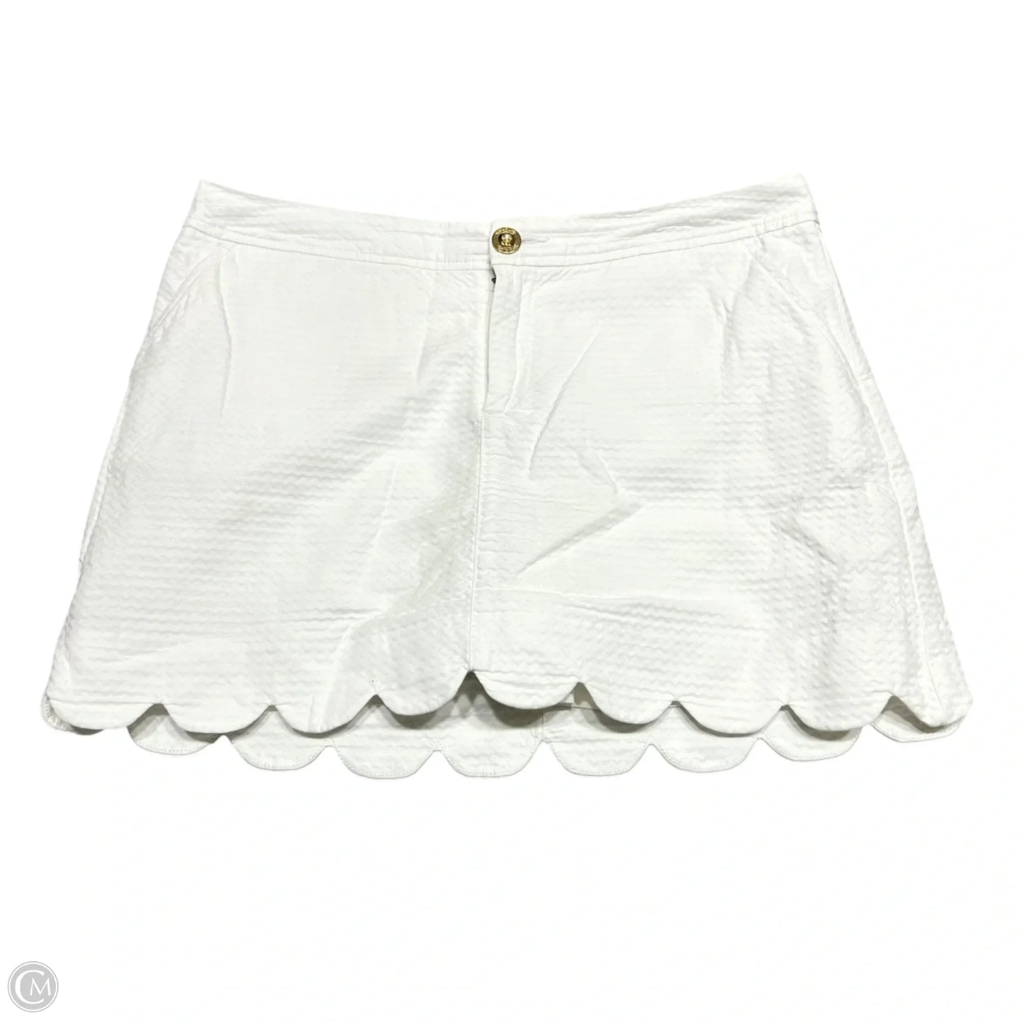 Skort Designer By Lilly Pulitzer In White, Size: 8