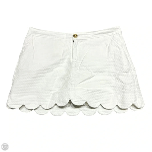 Skort Designer By Lilly Pulitzer In White, Size: 8