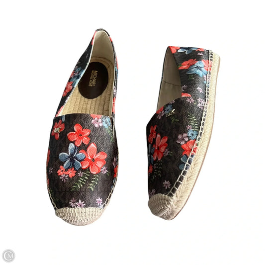 Shoes Flats By Michael By Michael Kors In Brown & Red, Size: 9.5