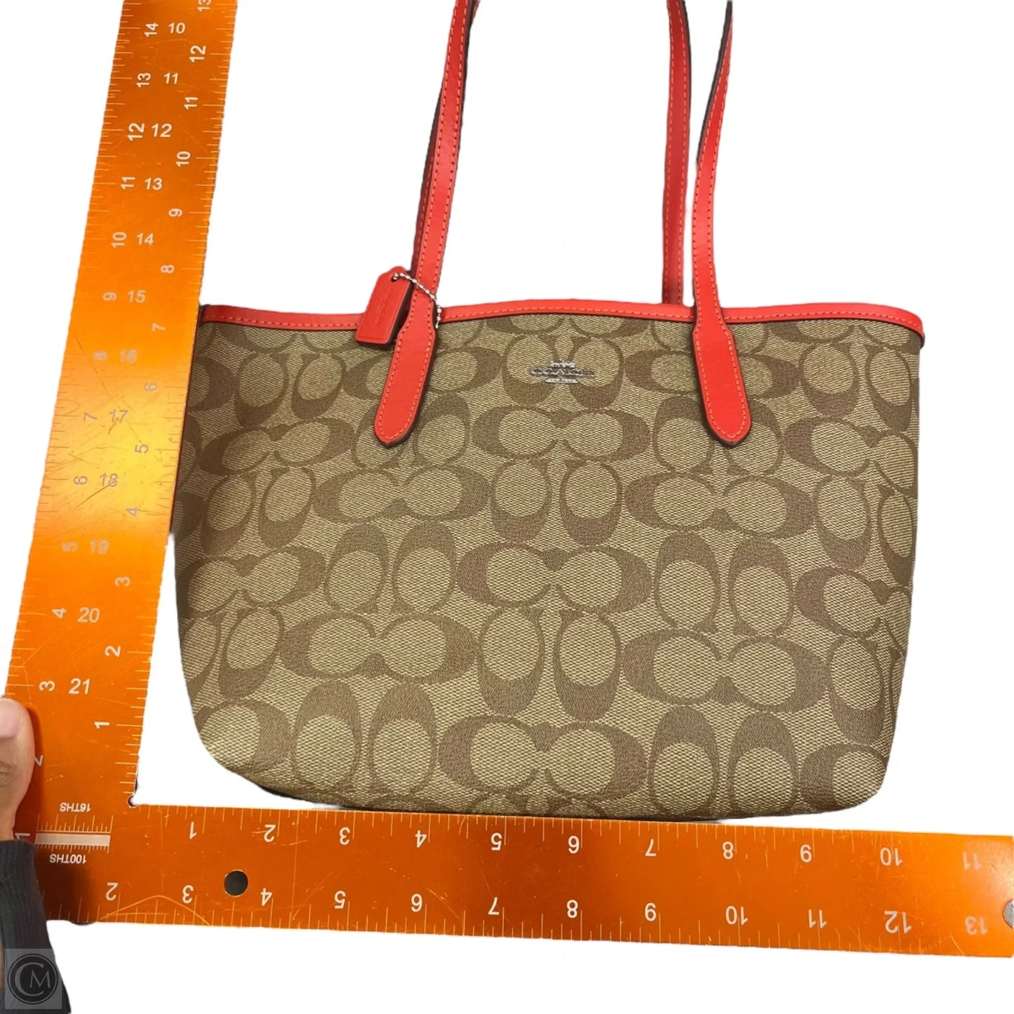 Handbag Designer By Coach, Size: Medium