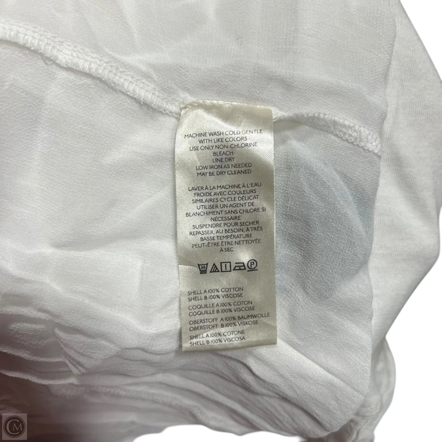 Top Sleeveless By Maeve In White, Size: L