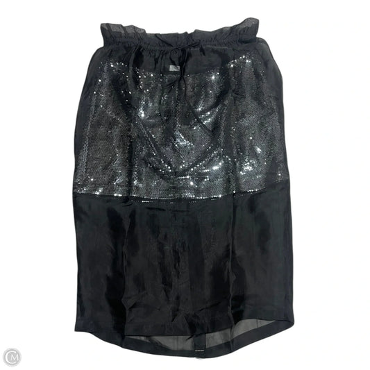 Skirt Maxi By J. Crew In Black & Silver, Size: 16