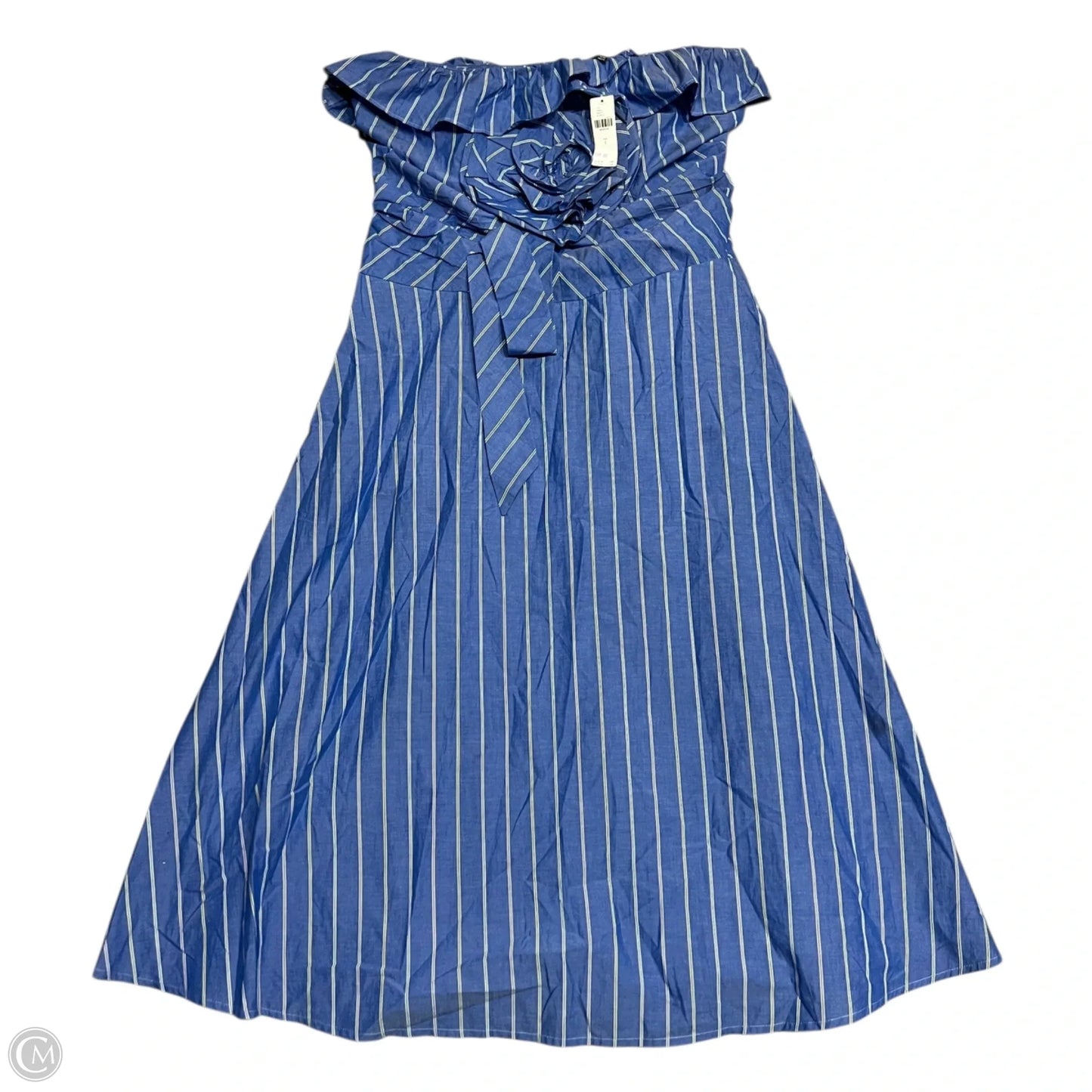 Dress Casual Maxi By Anthropologie In Blue, Size: L